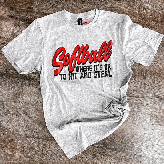 Softball Graphic Tee