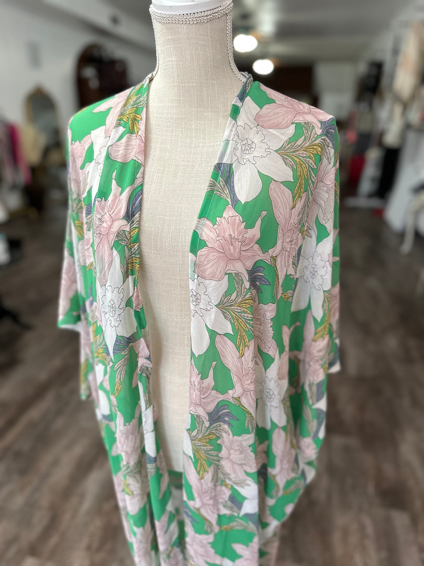 S/M Floral Kimono