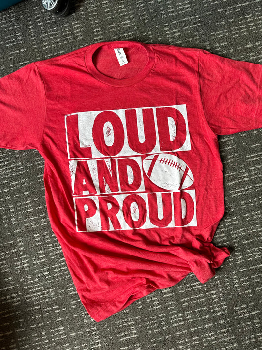 Loud & Proud Graphic Tee RED