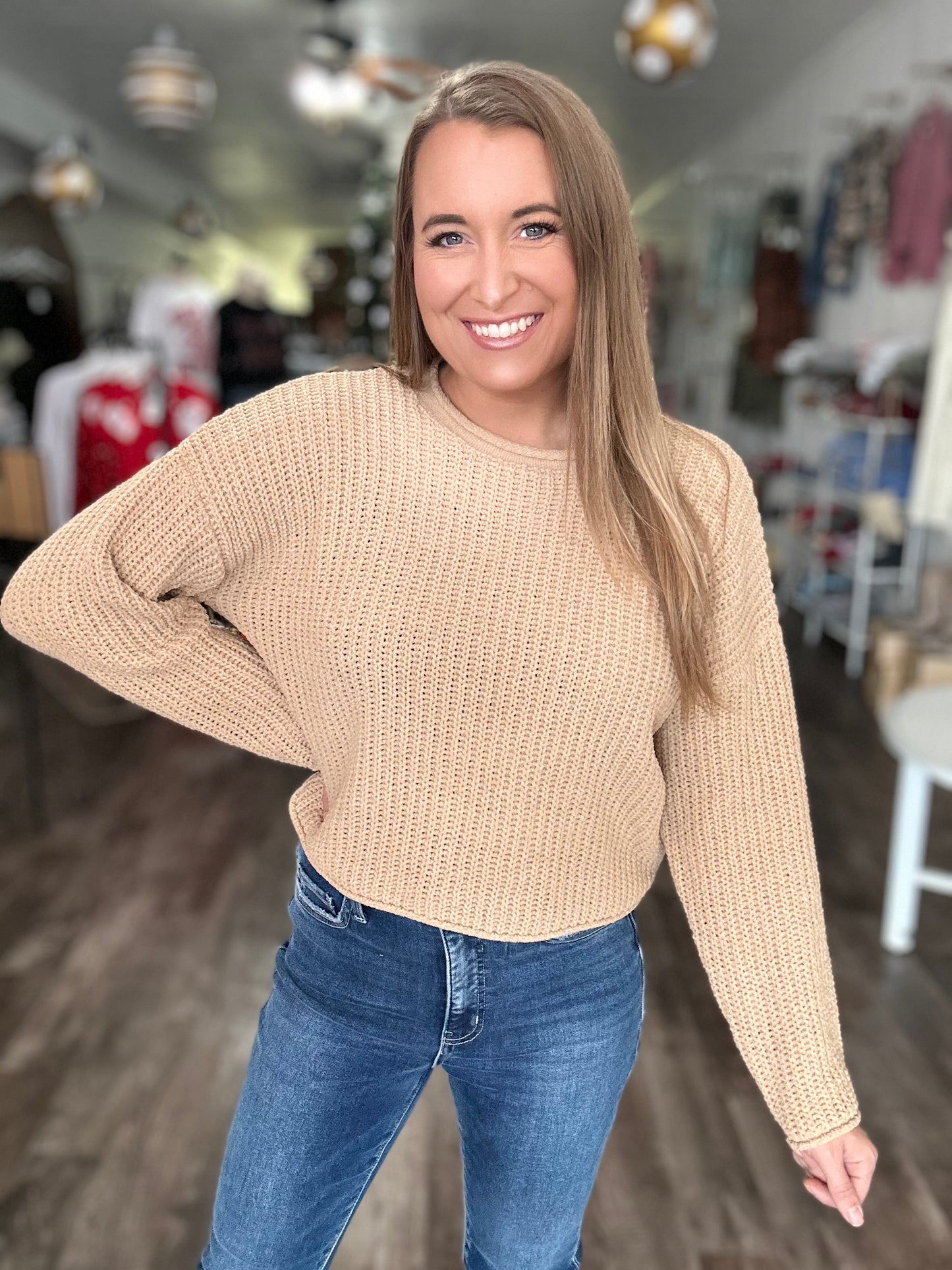 Won’t Ever Change Cropped Sweater