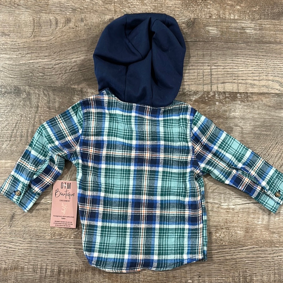 6M Hooded Flannel
