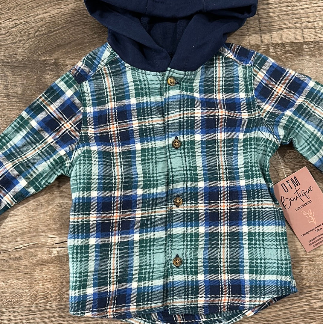 6M Hooded Flannel