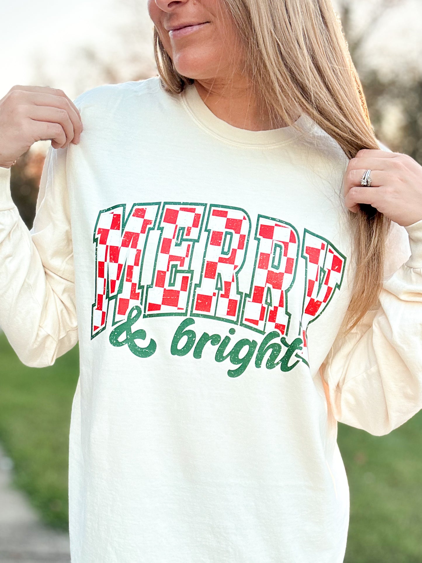 Merry & Bright Long Sleeve Tee