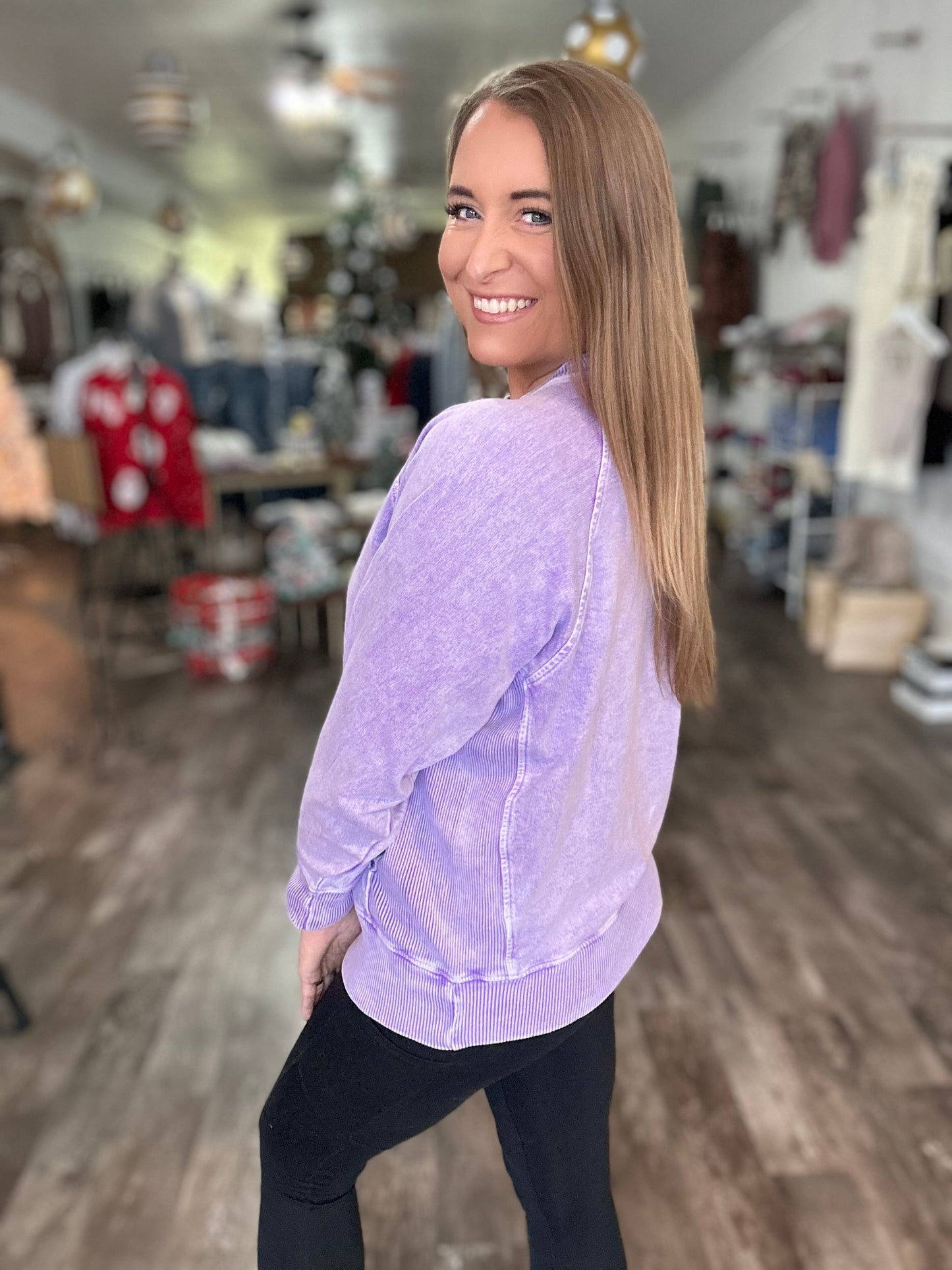 Keep It Comfy Pullover - Lavender