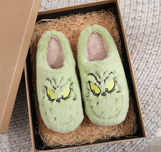 Green Man Slippers - Youth