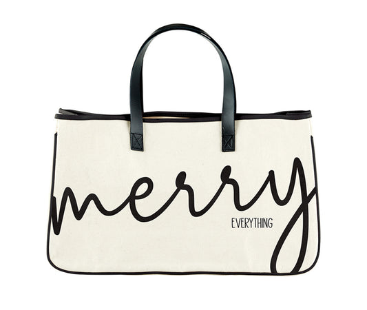 Merry Canvas Tote