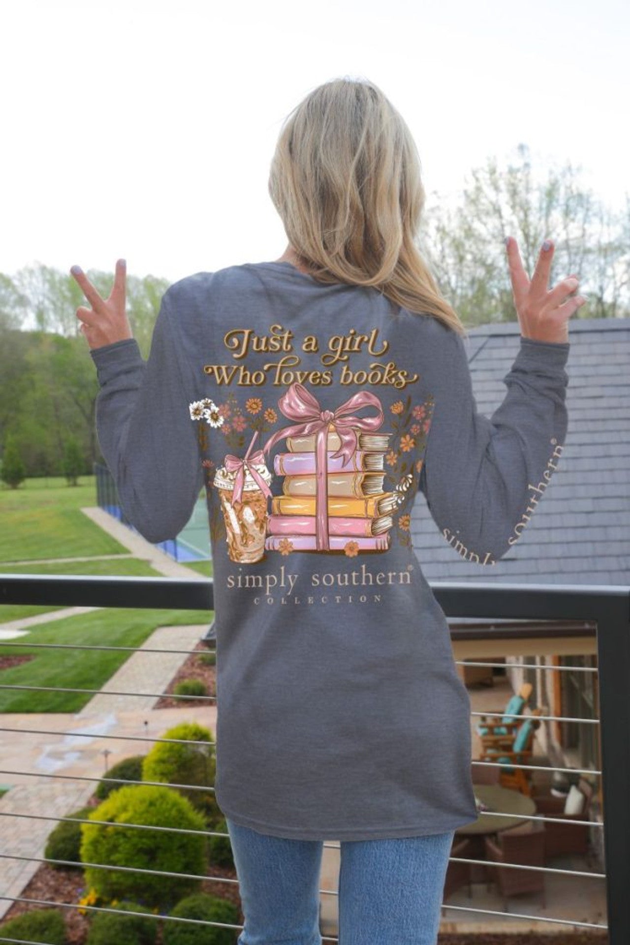 Just A Girl Who Loves Books Long Sleeve