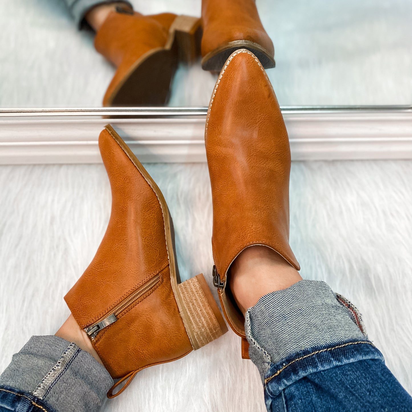 Nelson Low Heel Booties