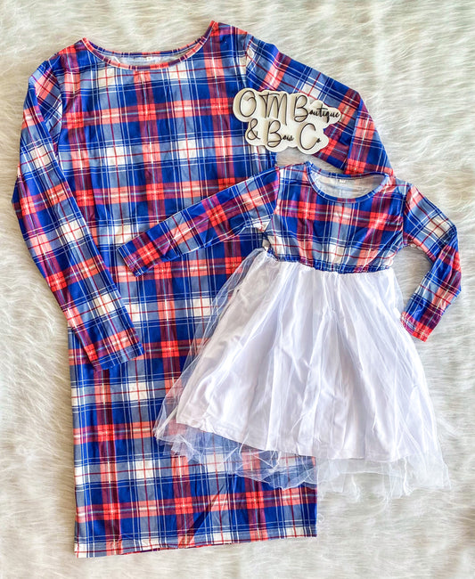 Mommy and Me Plaid Dress *final sale*